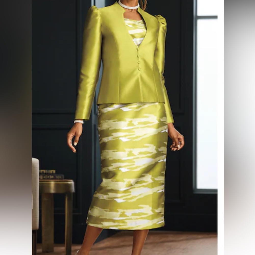 NWOT ASHRO Nicolette 3 piece Skirt Suit Set - flattering, versatile, stunner